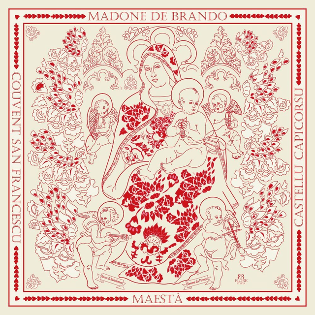 CARRÉ MADONE DE BRANDO ROUGE 44 