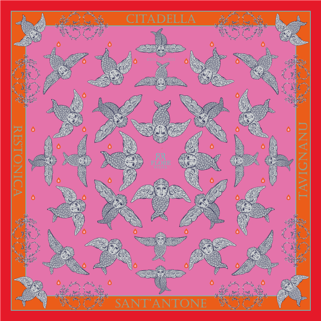 CARRÉ SANT'ANTONE FUCHSIA 44