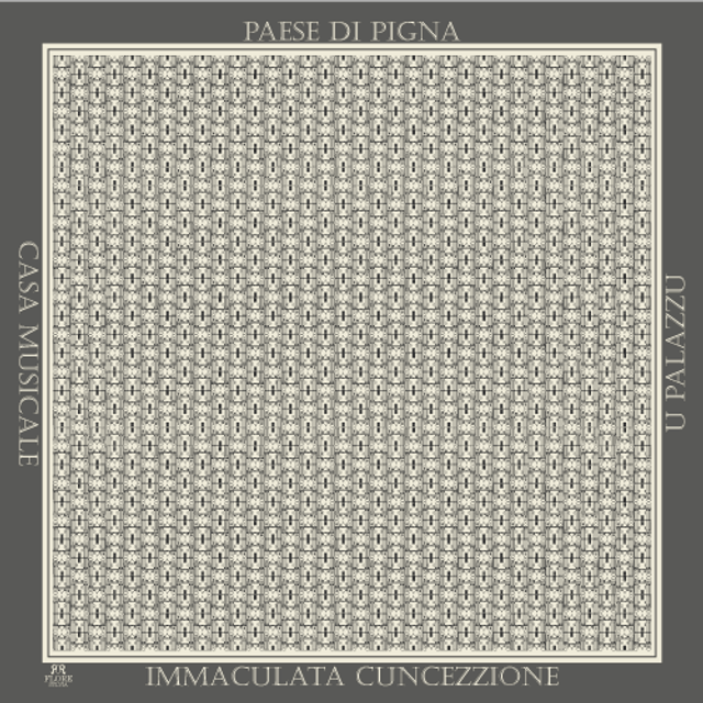 CARRÉ PIGNA BEIGE 90
