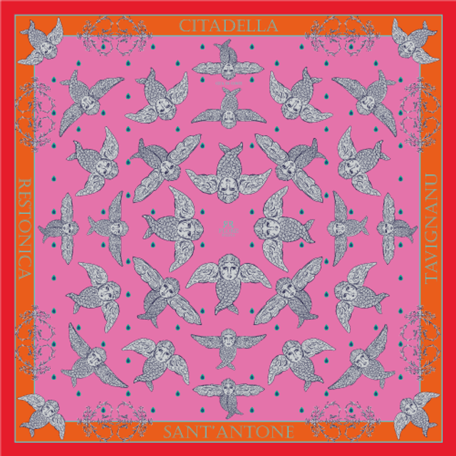 CARRÉ SANT'ANTONE FUCHSIA 65